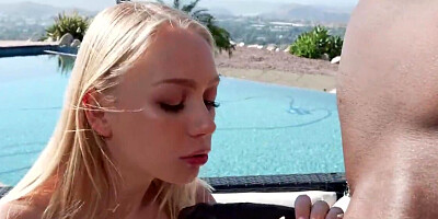Petite blonde Braylin Bailey gets wrecked by Jax Slayher