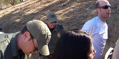 Sandra Luberc give bj to Border Patrol