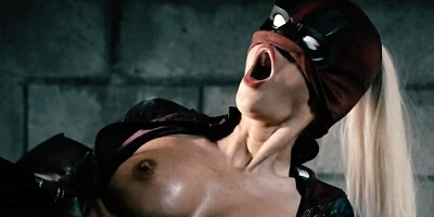 Evil man turns big-butted Jessica Drake on and fucks her