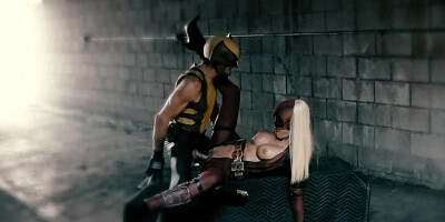 Evil man turns big-butted Jessica Drake on and fucks her