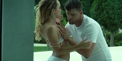 Cute yoga babe prefers her BF's cock to workout