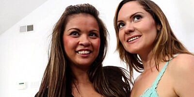 Malorie and her Asian girlfriend finger fuck each other hard