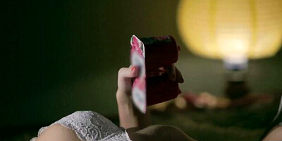 Winning Emily J at red lipstick smut