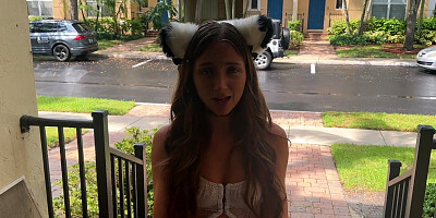 Squirting Teen Trick-Or-Treater ~ Macy Meadows ~ Household Fantasy ~ Scott Stark