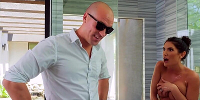 August Ames gets Fucked Hard in the Shower