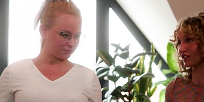 Four hot chicks are playing a game and riding a sybian