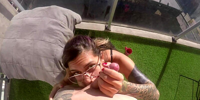 QUARANTINE FUCK WITH FIT BRAZILIAN ROOMMATE - 4K POV