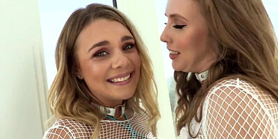 Lena Paul Gives Gabbie Carter Her First Lesbian Anal - LesbianX