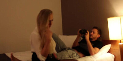 Superb blonde MILF Kayla Green gets filmed during sex with stepson