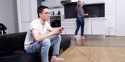 SISPORN. Skinny receives proper fucked for bothering her stepbrother