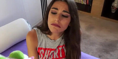 Dad Crush - Fit Young Vixen Gets Disciplined And Her Cute Little Butt Spanked By Her Stepdaddy