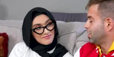 Watching porn with my hijab best friend