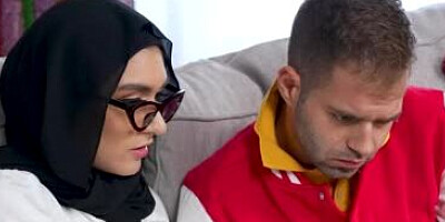 Watching porn with my hijab best friend