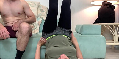 He fucks stepmom while doing yoga to help his porn addiction