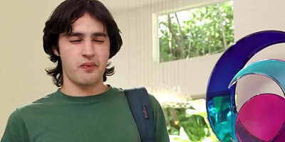 Dirty MILF blows her stepson and jumps on his hard cock