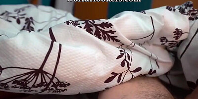 Why Step Son Shares Bed With Step Mom Gets Creampie And Plays With Cum