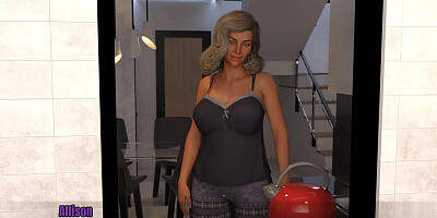 Grandma's House: Mature Milf Is Massaging A Younger Guy – Ep23