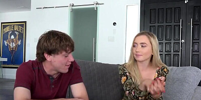 MyVeryFirstTime Blonde Step Sister Dakota Bleu first Time Camera Fuck