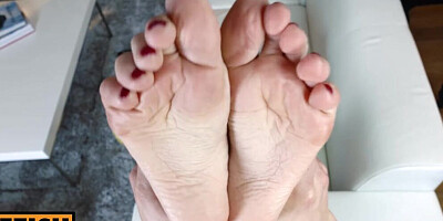 Lea Lexis polishes a hard cock and gets shagged in POV-style sex scene