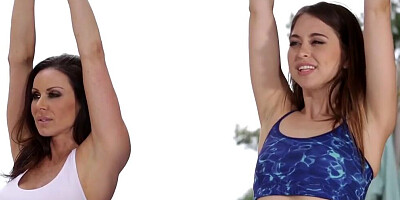 MOMMYSGIRL Yoga Teacher Kendra Lust Has A Stepmom Fantasy With Riley Reid
