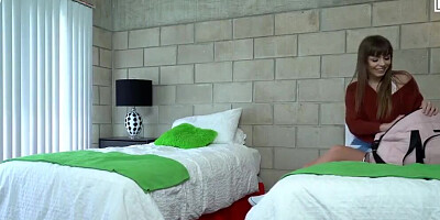 SPYFAM Step Sister Fucks Step Bro with Parents in other Room