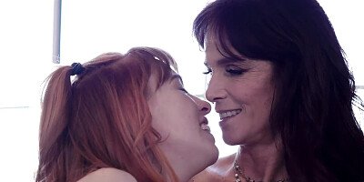 MOMMY'S GIRL - Stacked MILF Syren De Mer Realizes Her Flirty Stepdaughter Madi Collins Crush On Her