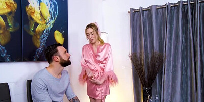 Fantasy Massage: Big cocked guy enjoys massage by squirter sister-in-law on PornHD