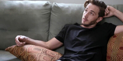 Lucky bloke is having a threesome with his alluring babe and her stepmom