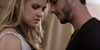 Lucky bloke is having a threesome with his alluring babe and her stepmom