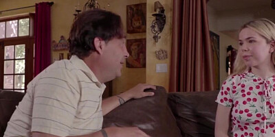 Juicy brunette girl Alina West screams while being brutally fucked