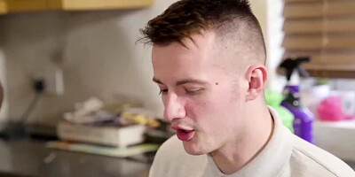 Slutty cougar is poked with hard cocks in this interracial 3some