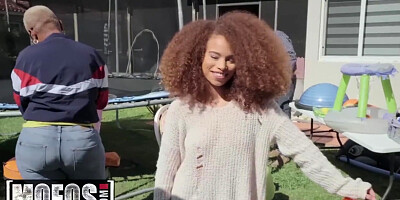 MOFOS - Petite Ebony Teen Cecilia Lion Loves Sneaky Sex