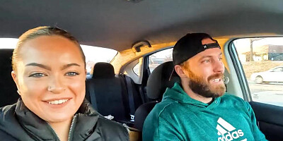Christmas Toy-Test Using The Lovense Lush 3 On Alexis Kay In Public Before Fuck And Creampie