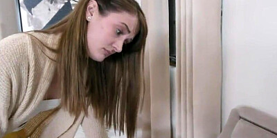 Family Strokes - Skinny Teen Lets Step Grandpa Fuck Her