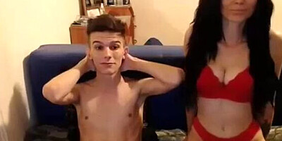 Teen boy has sex with randy stepmom on camera