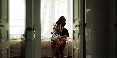 Gorgeous girl enjoys a wild blowjob and creampie fuck session