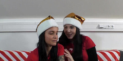 PREGNANT STEPDAUGHTER TAKES OUT COMPETITION CHRISTMAS 1 of 2