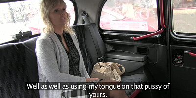 FakeTaxi - Blonde milf fucks taxi driver