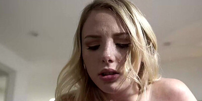 Blonde Teen Dixie Lynn Has Sexual Encounter with Step-Brother for Last Time