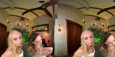 Wild New Year's Eve Sex Party 3some With Lily Larimar And Braylin Bailey