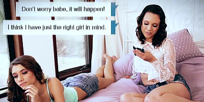 Two horny brunettes love eating each other out until a powerful orgasm