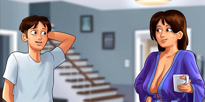 This adult sex game has some lovely MILFs available for fucking