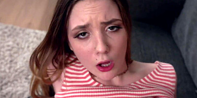 Marvelous teen chick is being shagged hard on the couch