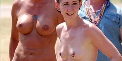Slideshow with horny mature ladies posing naked and doing naughty stuff