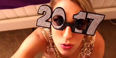 Kimber Lee Blows Her Step Bro for the New Year!