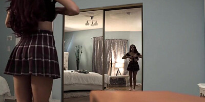 Creeper StepSon's Spycam Catches StepMom FUCKING his Friend