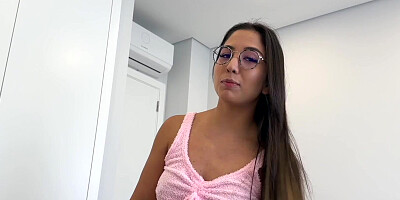 Horny StepSister wanted me, so I did a creampie in her wet pussy