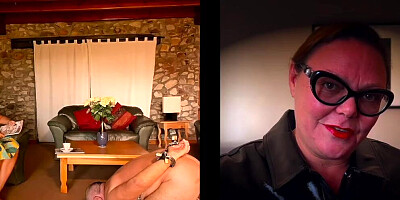 Compilation with chubby guys tied up and dominated by a mistress