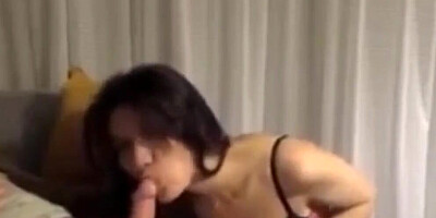 My Real Step Sister with Big Tits Sucks My Monster Cock