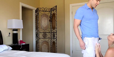 SpyFam Step Sister Alexis Adams Caught Step Brother Spying by the Pool